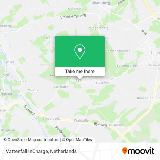 Vattenfall InCharge map