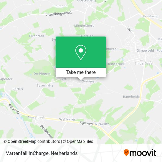 Vattenfall InCharge map