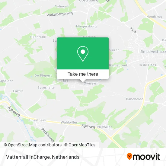 Vattenfall InCharge map