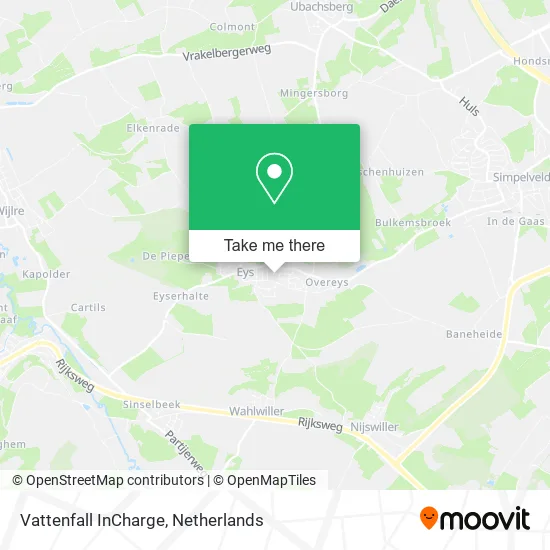 Vattenfall InCharge map
