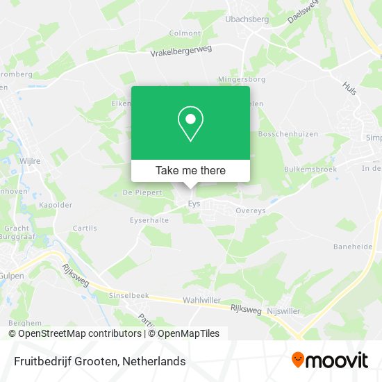 Fruitbedrijf Grooten map