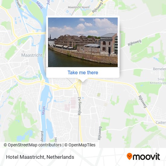 Hotel Maastricht map