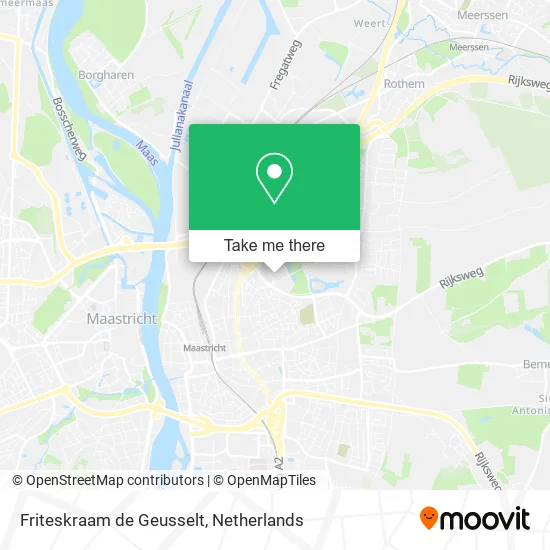 Friteskraam de Geusselt map