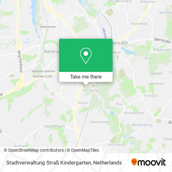 Stadtverwaltung Straß Kindergarten map