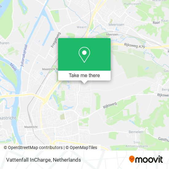 Vattenfall InCharge map