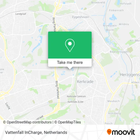 Vattenfall InCharge map