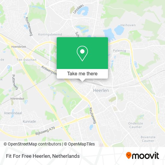 Fit For Free Heerlen map