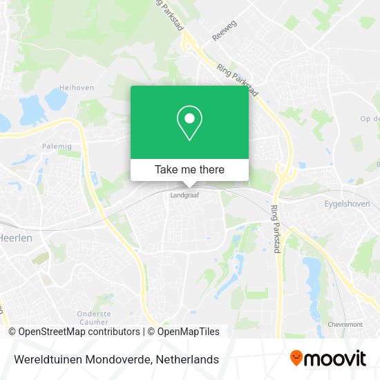 Wereldtuinen Mondoverde map
