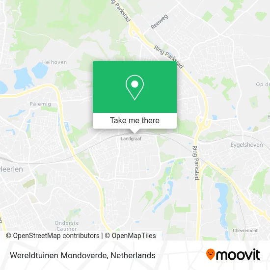 Wereldtuinen Mondoverde map
