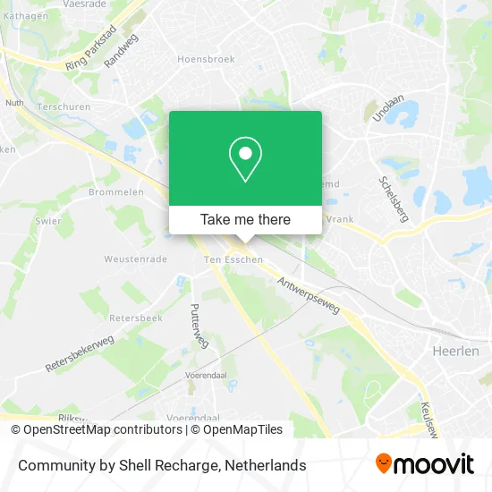 Community by Shell Recharge map