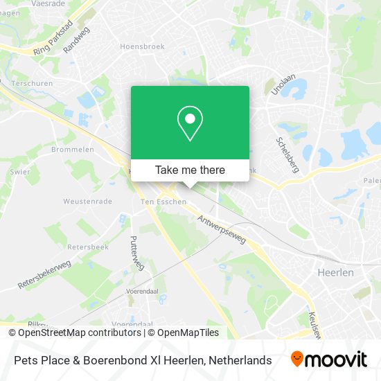 Pets Place & Boerenbond Xl Heerlen map