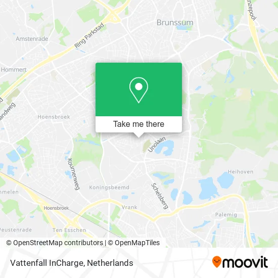 Vattenfall InCharge map