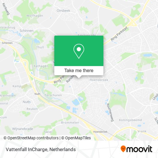 Vattenfall InCharge map