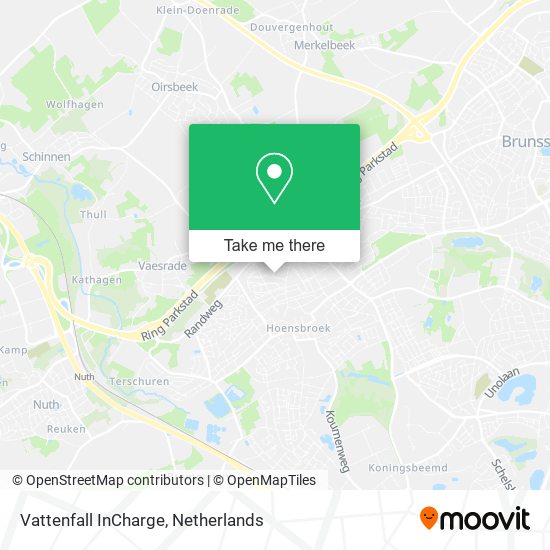 Vattenfall InCharge map