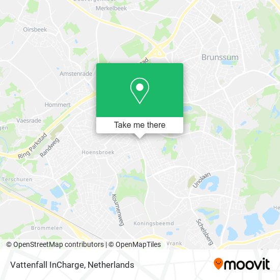 Vattenfall InCharge map