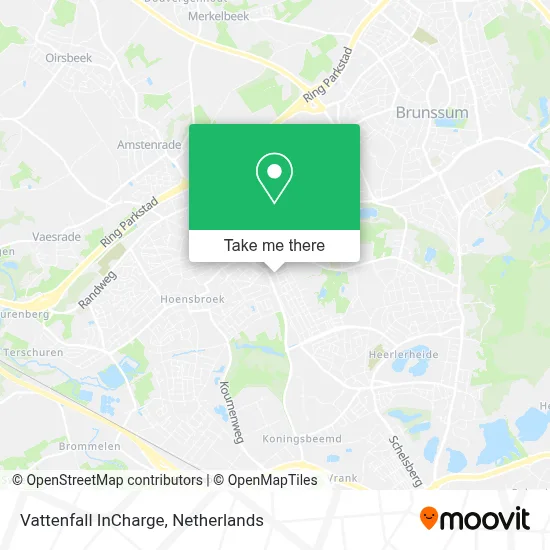 Vattenfall InCharge map