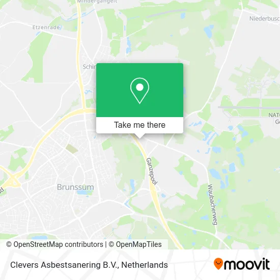 Clevers Asbestsanering B.V. map