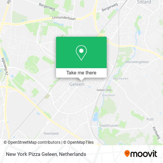 New York Pizza Geleen map