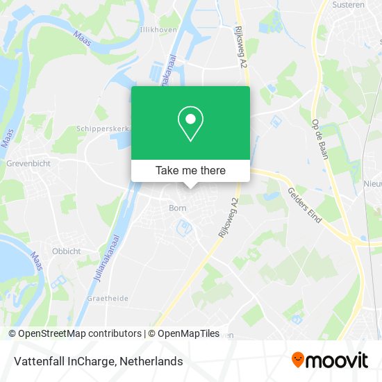 Vattenfall InCharge map