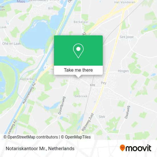 Notariskantoor Mr. map