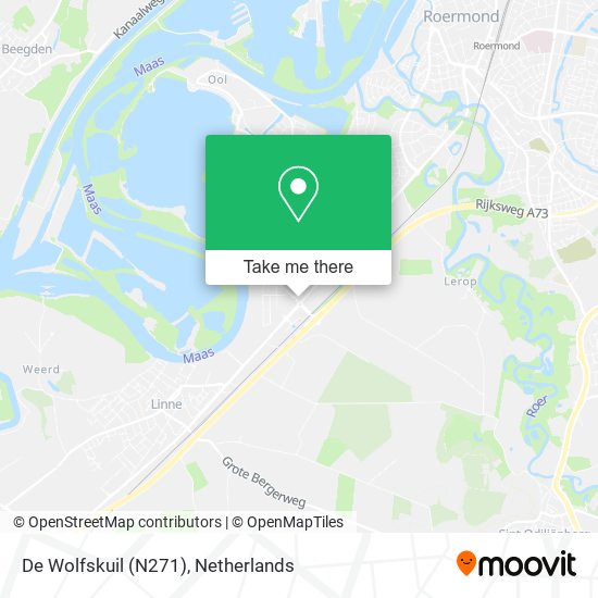 De Wolfskuil (N271) map