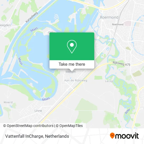 Vattenfall InCharge map