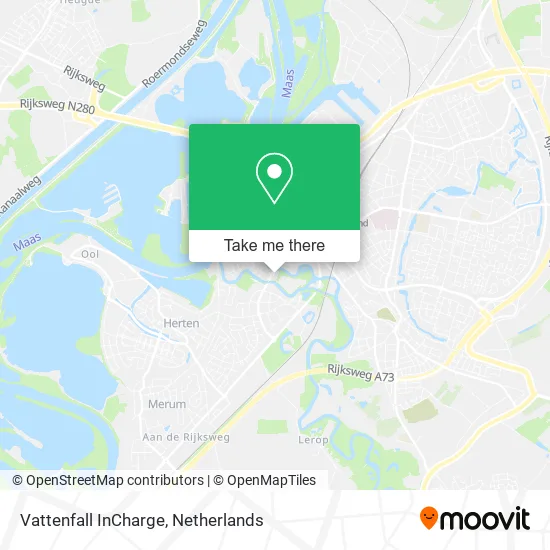 Vattenfall InCharge map