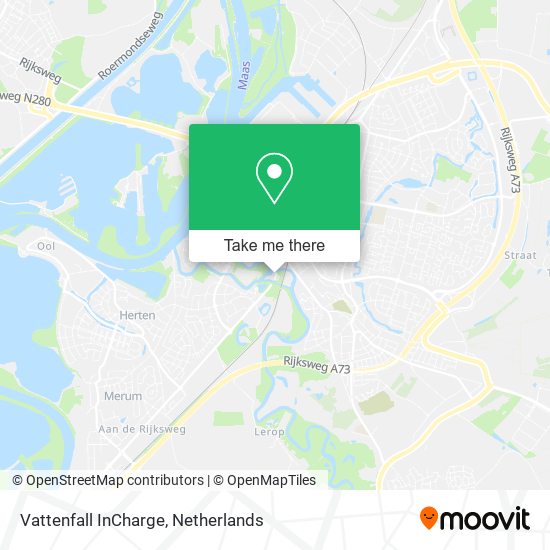 Vattenfall InCharge map