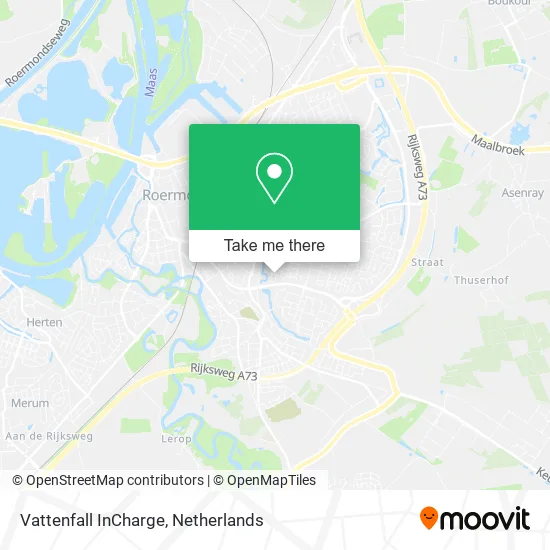 Vattenfall InCharge map