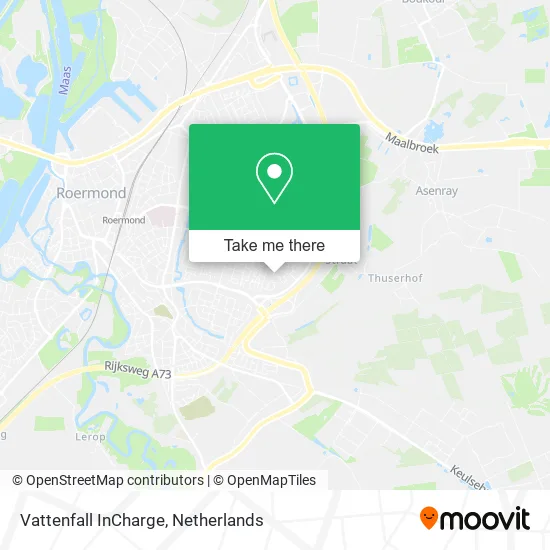 Vattenfall InCharge map