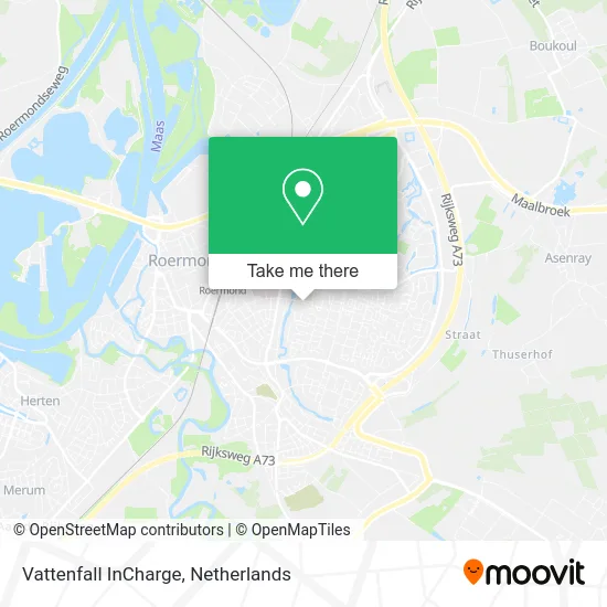 Vattenfall InCharge map
