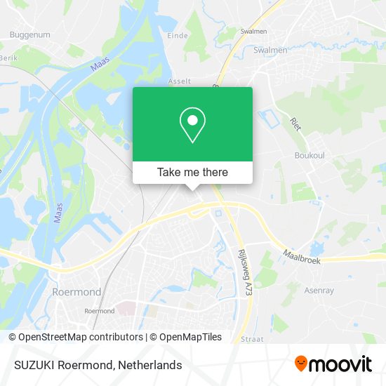 SUZUKI Roermond map