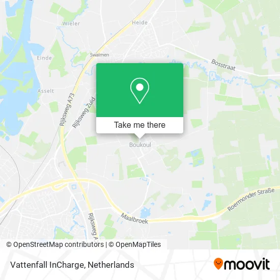 Vattenfall InCharge map