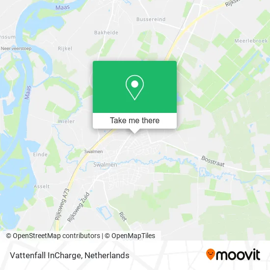 Vattenfall InCharge map