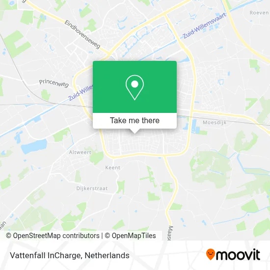 Vattenfall InCharge map