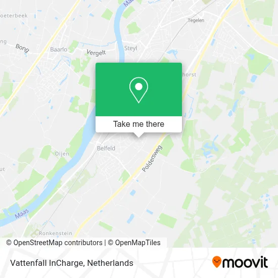 Vattenfall InCharge map