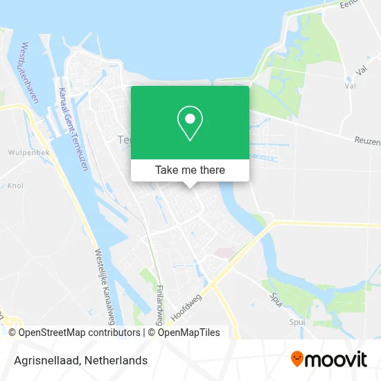 Agrisnellaad map