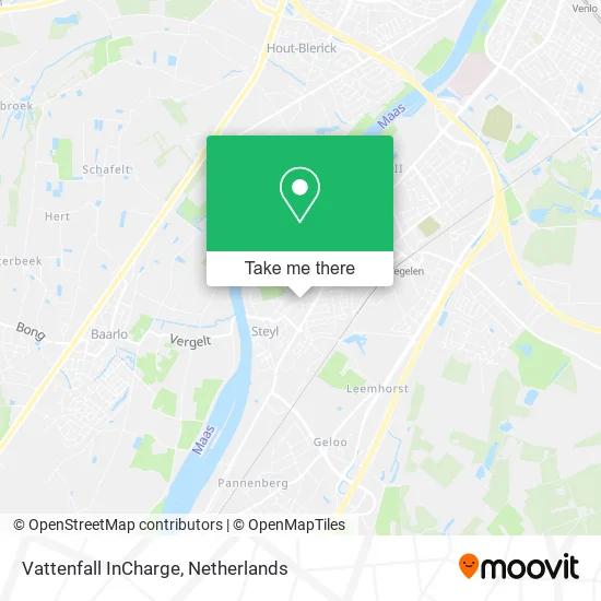 Vattenfall InCharge map