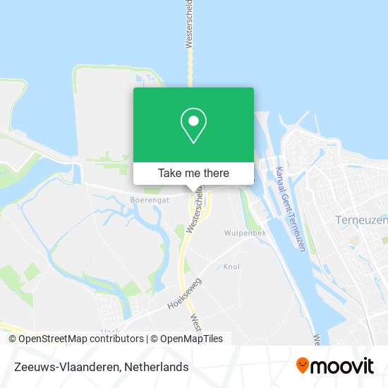 Zeeuws-Vlaanderen map