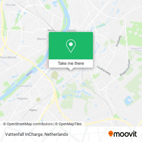 Vattenfall InCharge map