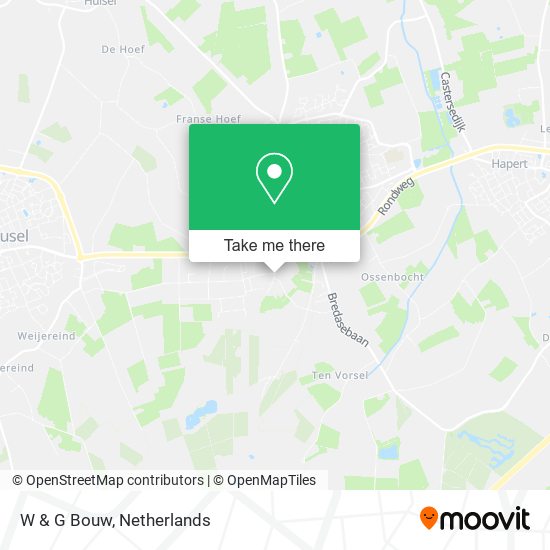 W & G Bouw map