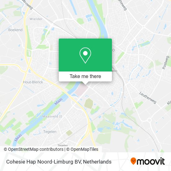 Cohesie Hap Noord-Limburg BV map