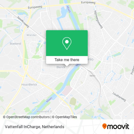 Vattenfall InCharge map