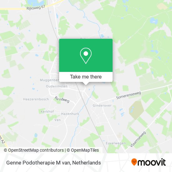 Genne Podotherapie M van map