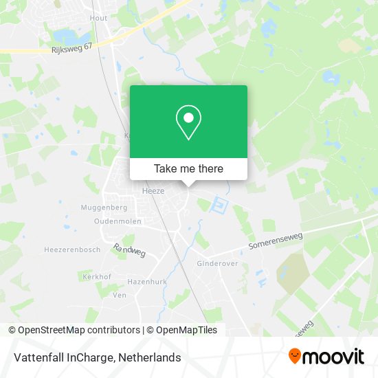 Vattenfall InCharge map