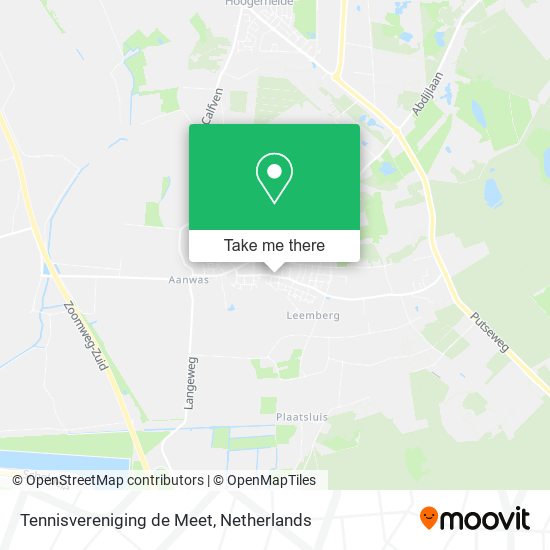 Tennisvereniging de Meet map