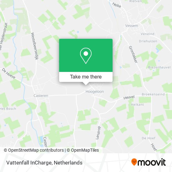 Vattenfall InCharge map