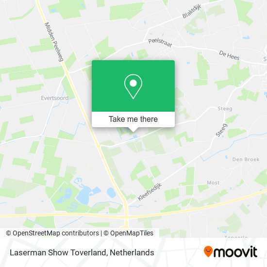 Laserman Show Toverland Karte