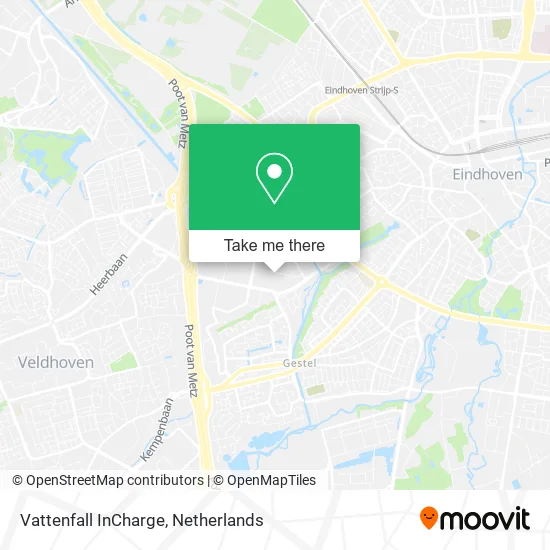 Vattenfall InCharge map