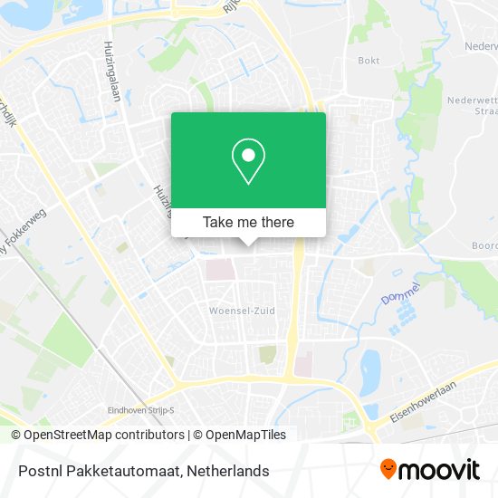 Postnl Pakketautomaat map